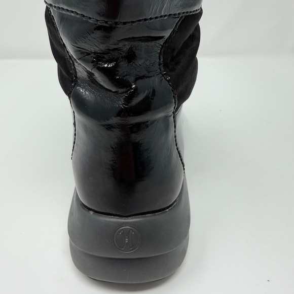 Cole Haan Single RIGHT Boot 8.0B Black Quilted Patent Snow Winter Replace D18525 - Picture 6 of 11